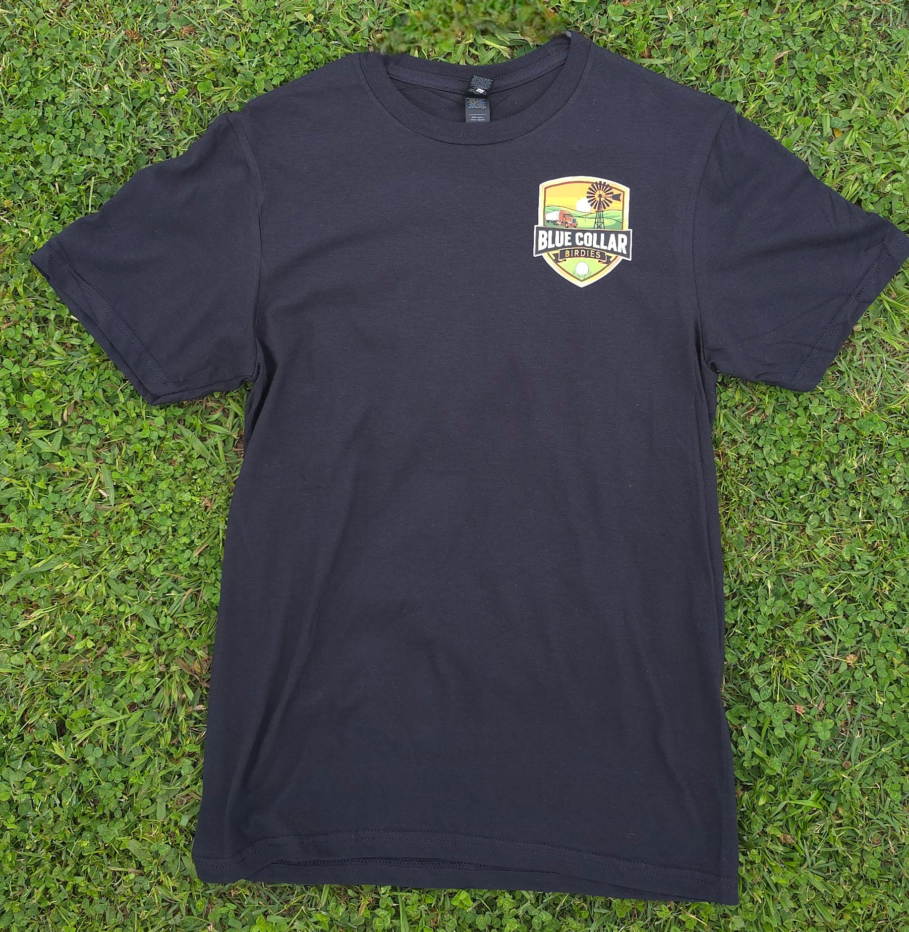 Blue Collar Birdies Patch T-Shirt